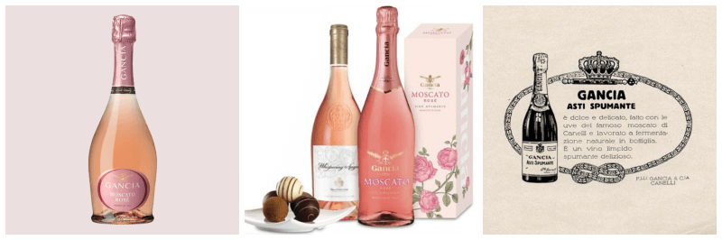 간치아 모스카토 로제 사진 3개