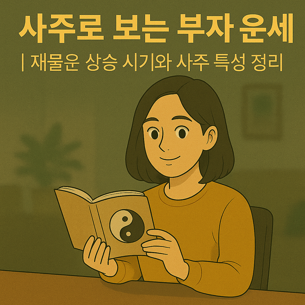 사주로 보는 부자 운세｜재물운 상승 시기와 사주 특성 정리