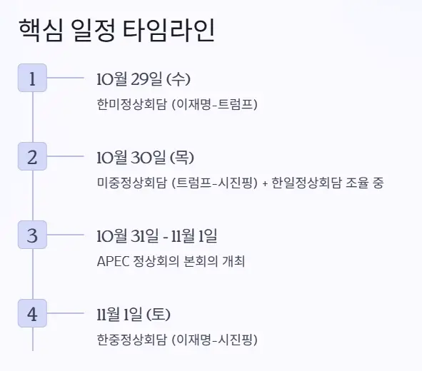 일정 타임라인