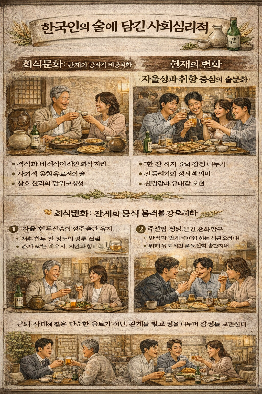 술에 담긴 한국심리