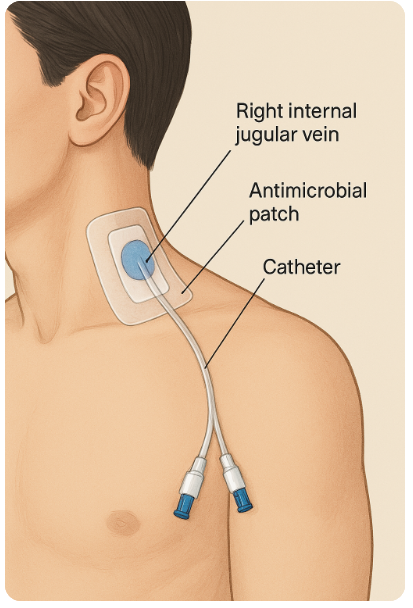 중심-정맥관-삽입