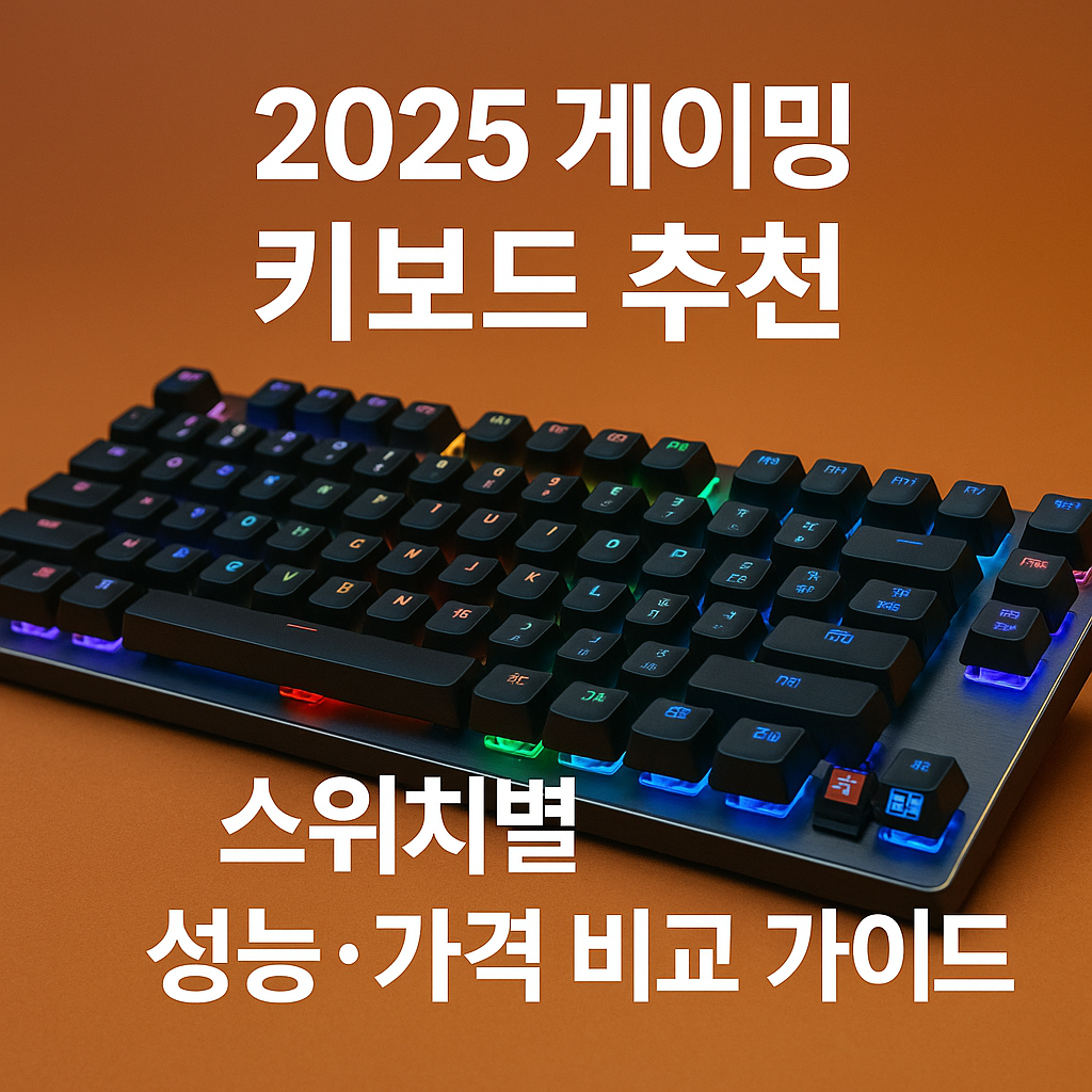 2025 게이밍 키보드 추천