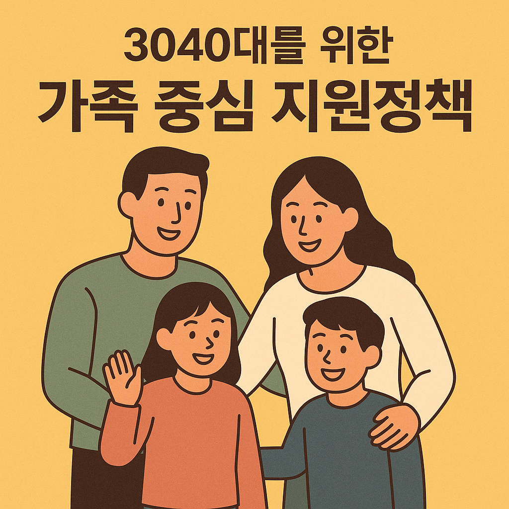 30대 40대를 위한 정부 지원금 및 지원정책