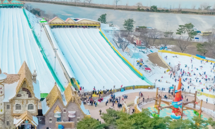 경주월드 눈썰매장 스노우파크