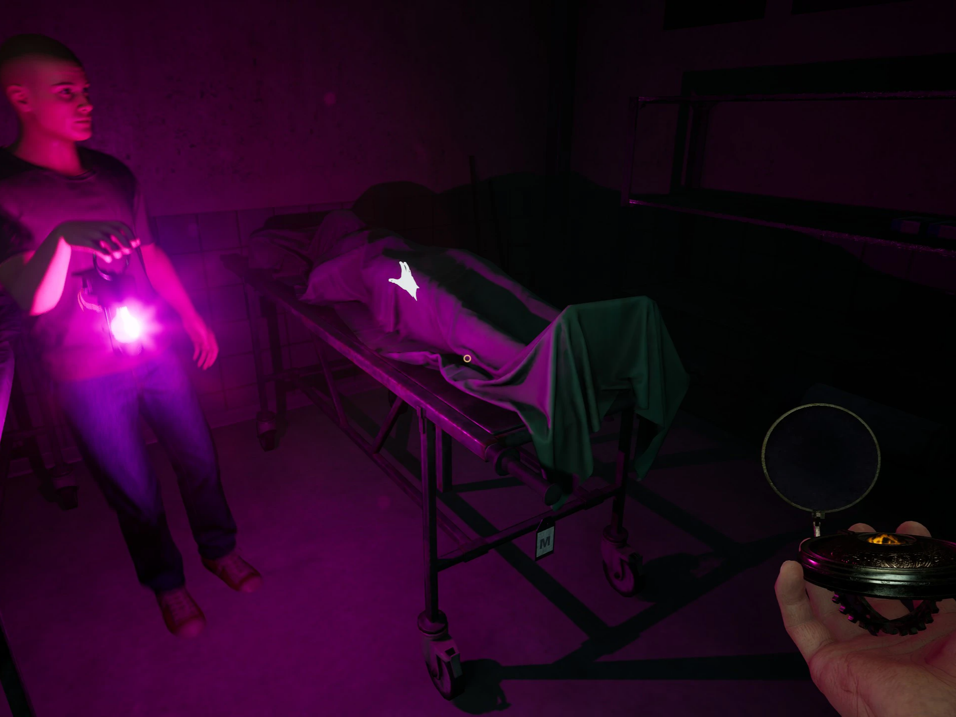 데모놀로지스트 Funeral home 화장터 내부