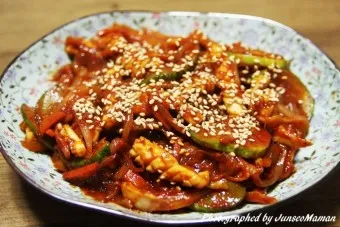 오징어 야채볶음 양념장 만드는법 황금레시피_10