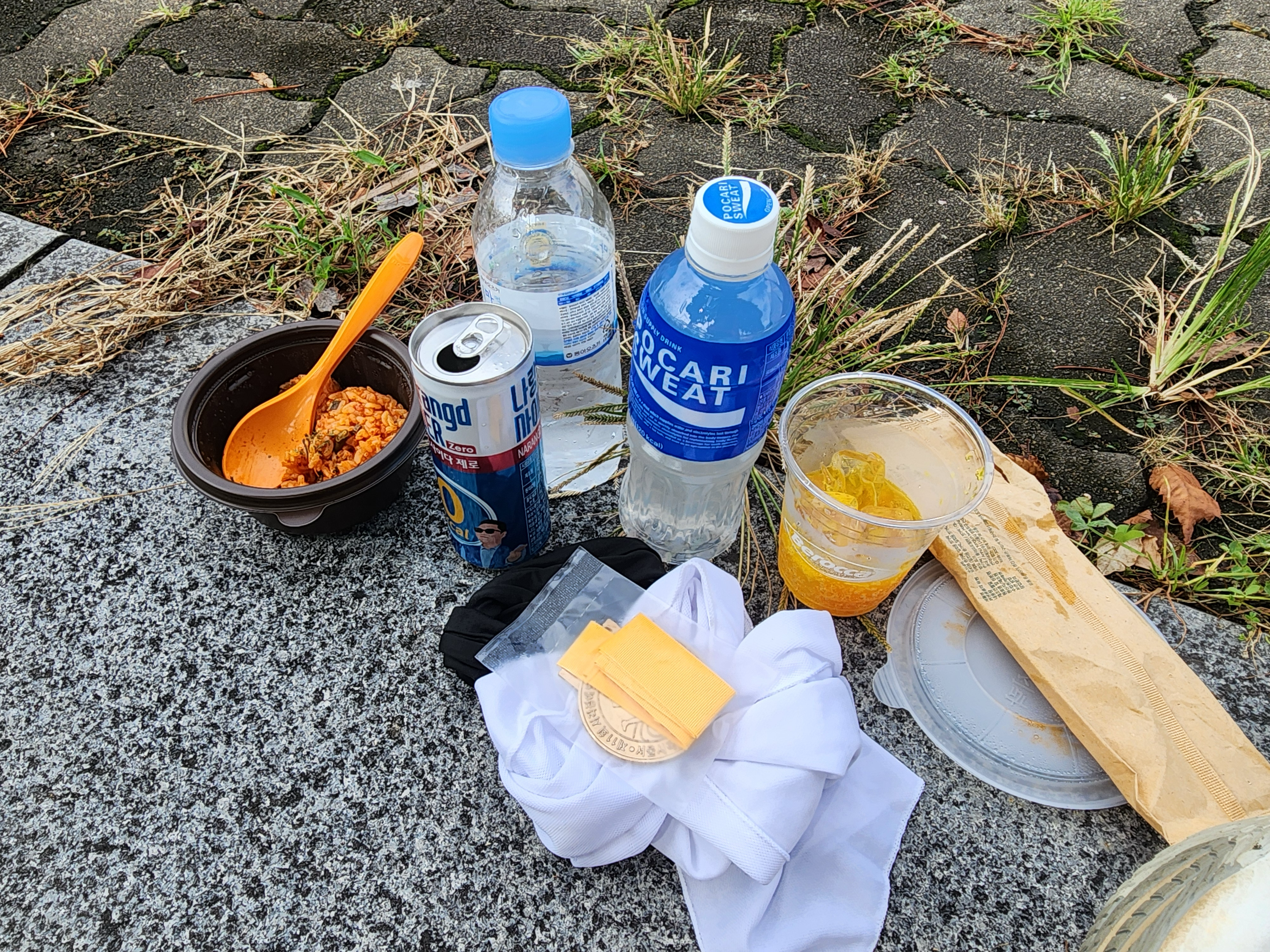 마라톤 대회 후 기념품