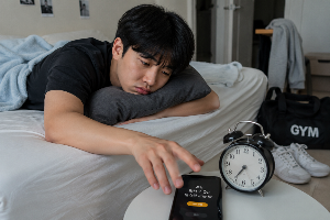 운동하기 싫은 모습