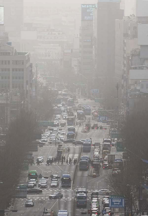 서울 미세먼지 농도