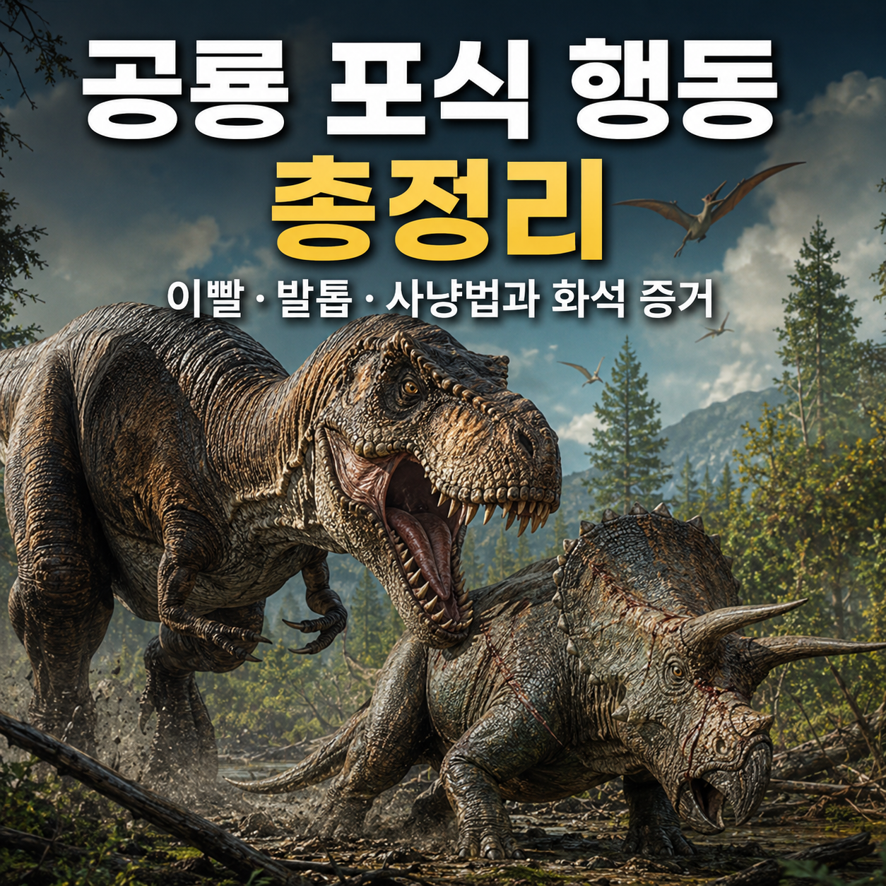 공룡 포식 행동