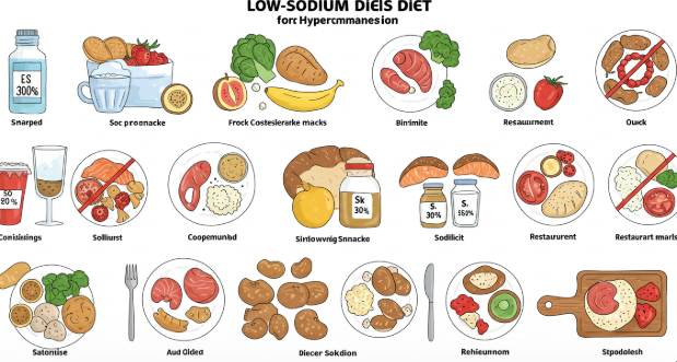 low sodium diet for hypertension