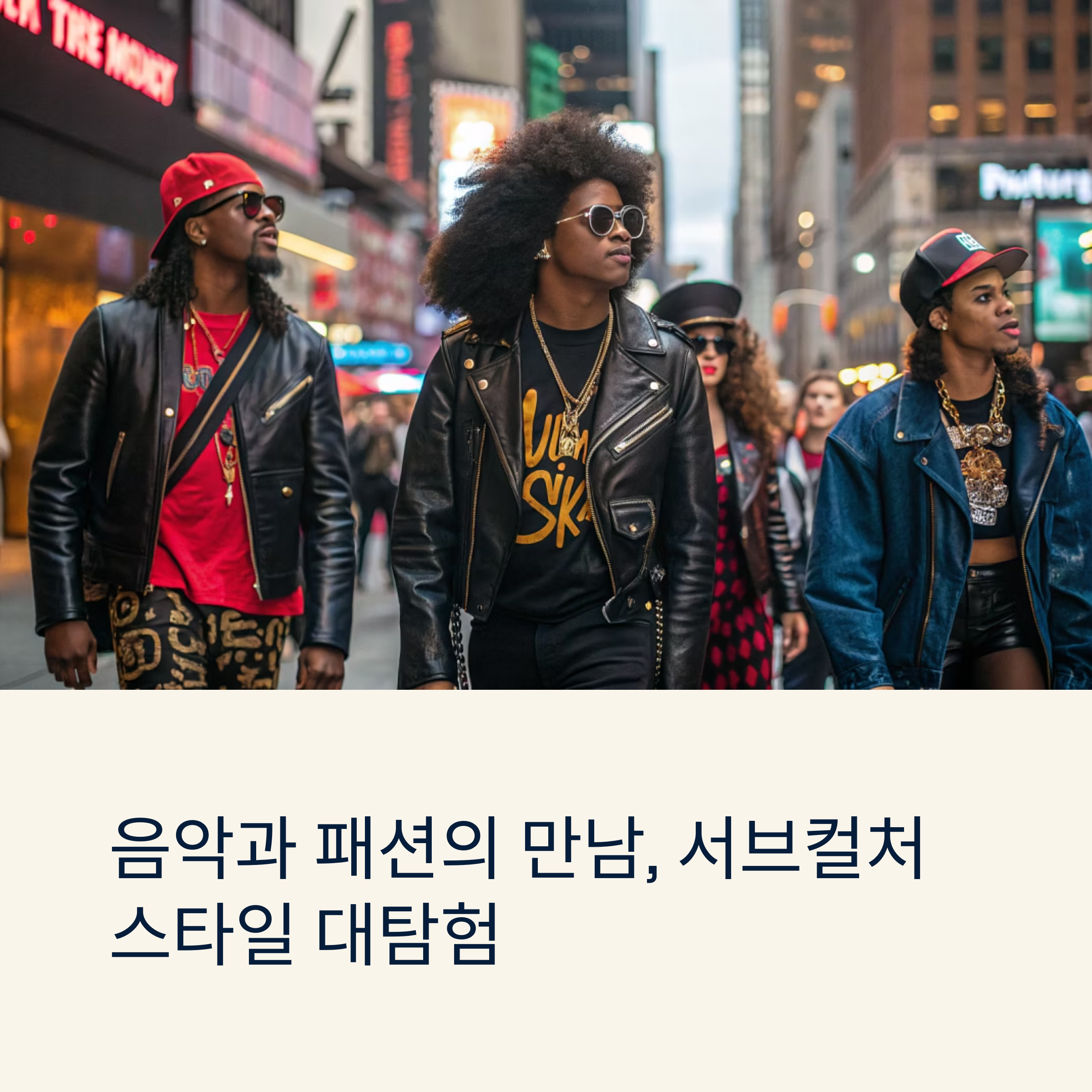음악 장르별 패션 스타일 – 락부터 힙합까지