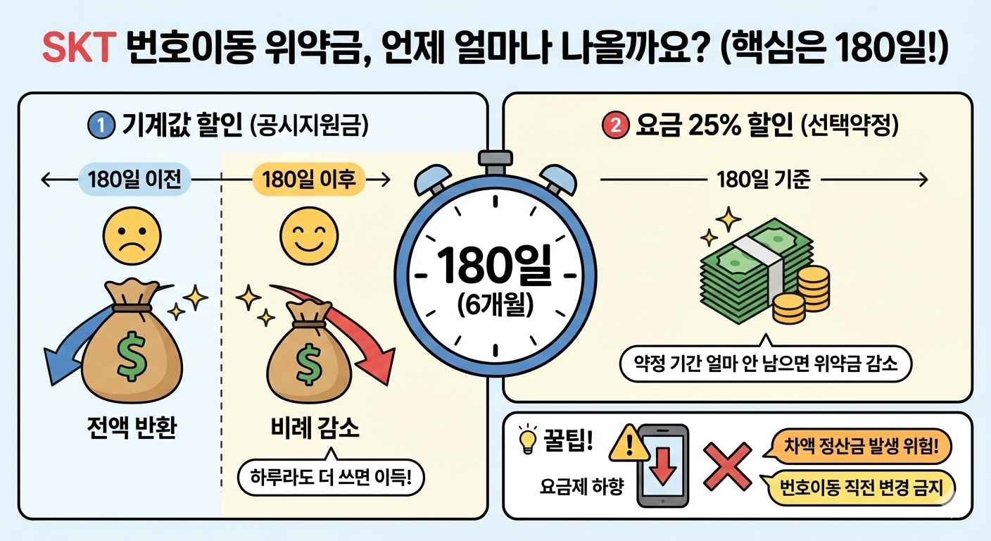 그럼 위약금은 언제, 얼마나 나올까요?