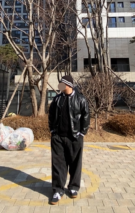 데일리룩('26.2.2.)루오에스펙 울니트햇 벙거지 버킷햇, 에이징씨씨씨 스타디움 재킷, 무신사스탠다드 아란케이블 니트, 무신사스탠다드 벌룬 팬츠, 컨버스 올스타 클래식 트레이너