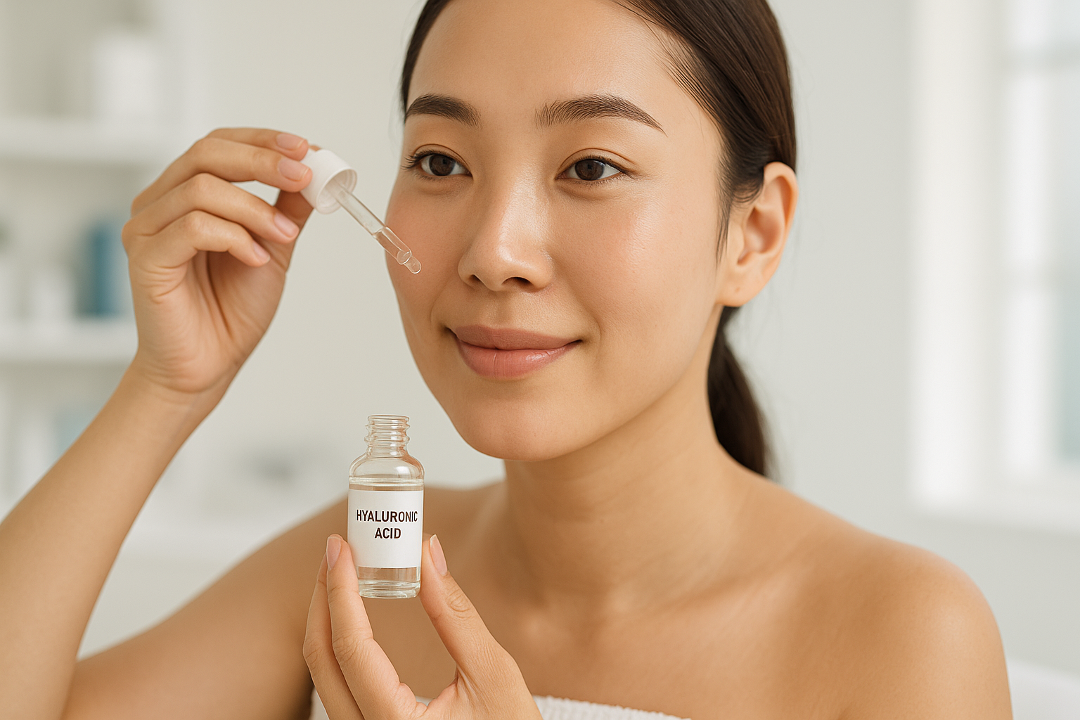 히알루론산 앰플 사용