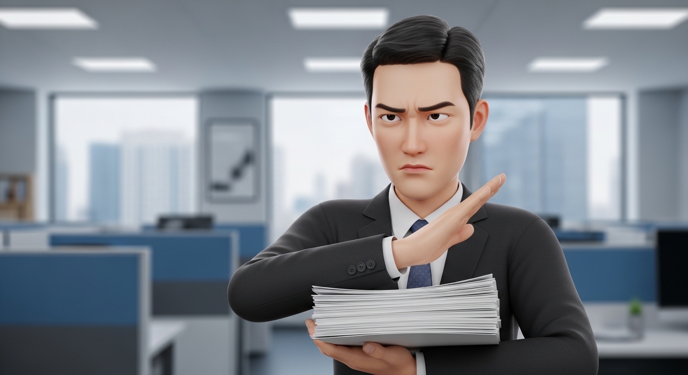 서류를 먼저 주면 발생하는 최악의 상황