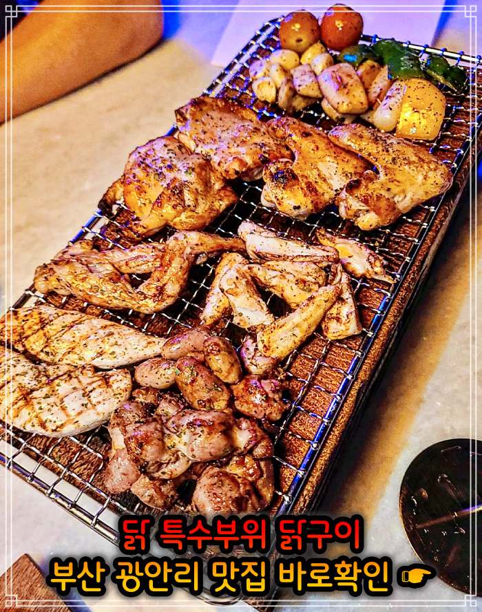 모닝 투데이 부산 광안리 닭고기 모둠구이 맛집