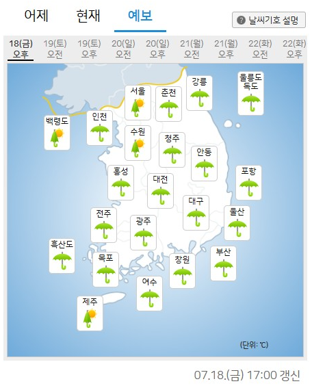 기상청 날씨누리