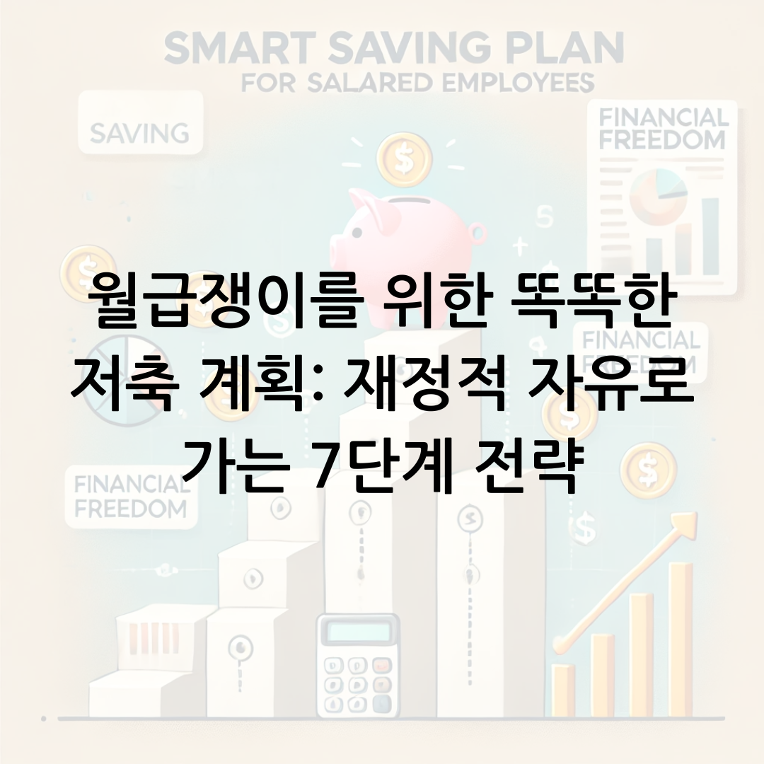 월급쟁이를 위한 똑똑한 저축 계획: 재정적 자유로 가는 7단계 전략