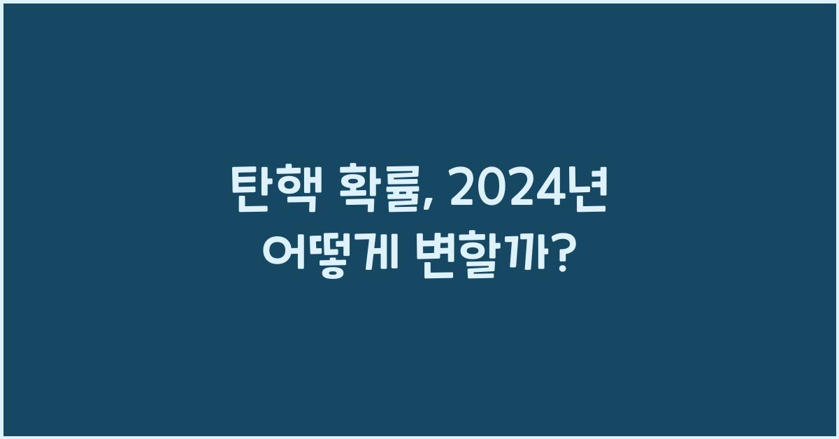 탄핵 확률