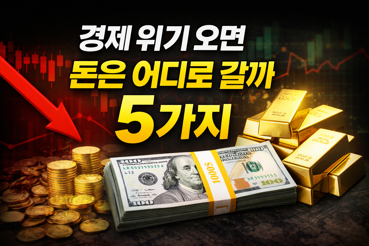 경제 위기 오면 돈은 어디로 갈까 5가지