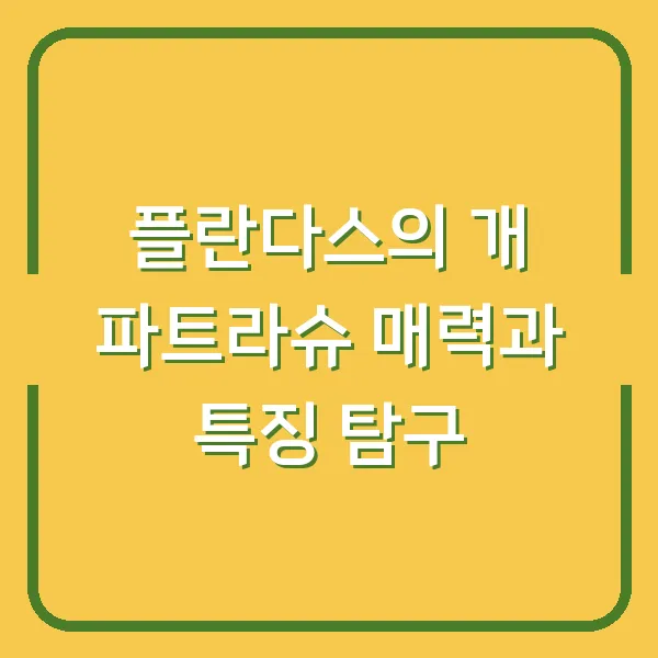 플란다스의 개 파트라슈 매력과 특징 탐구