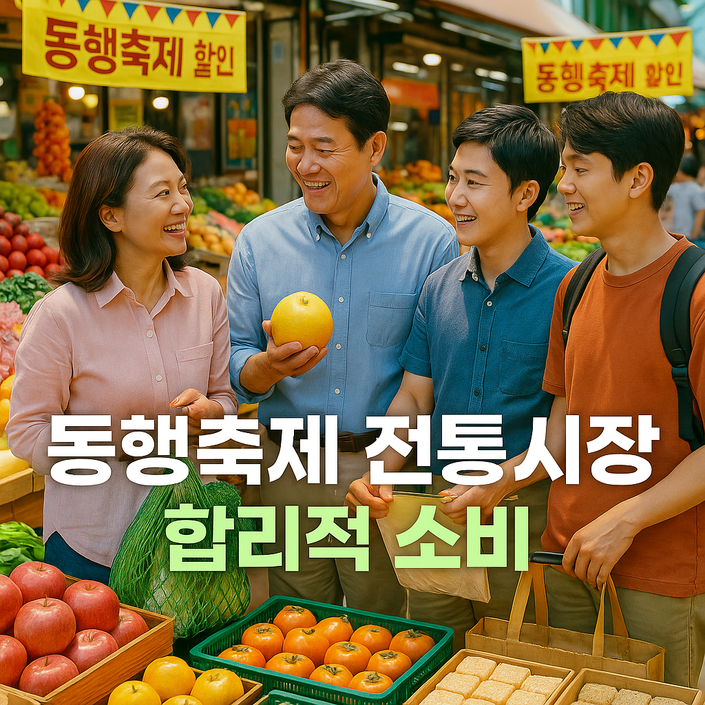 동행축제 전통시장 합리적 소비