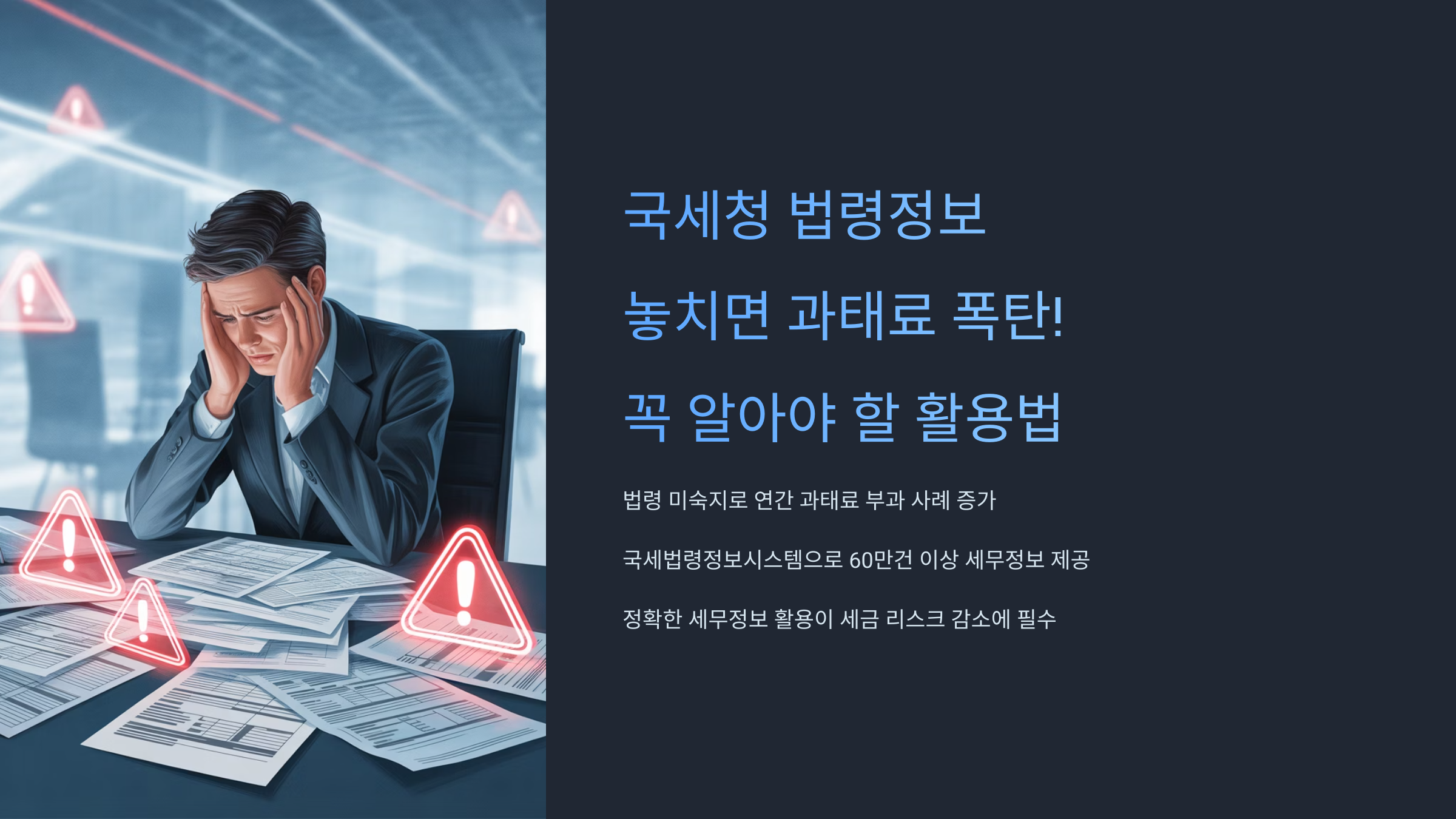 국세청 법령정보 놓치면 과태료