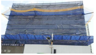 낙하물방지망 및 수직보호망