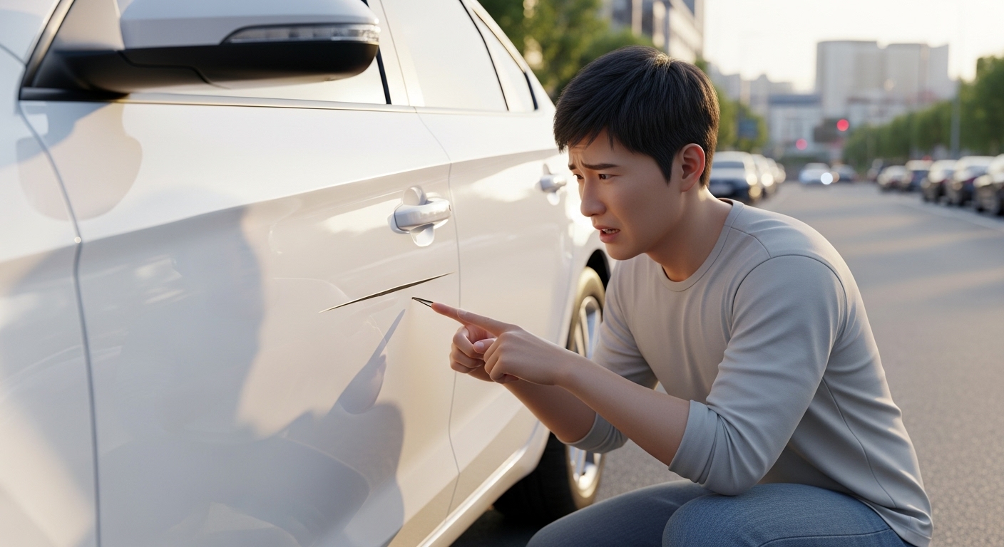 휴차료, 카셰어링 사고