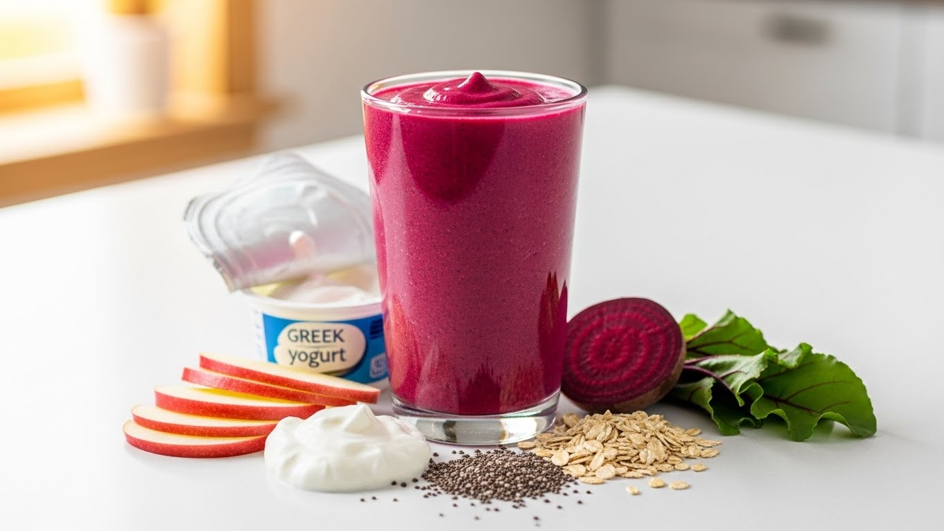 비트 요거트 사과