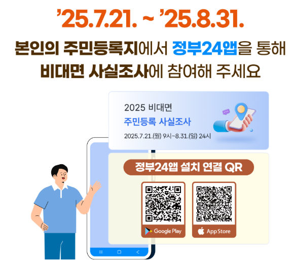 2025 주민등록 사실조사
