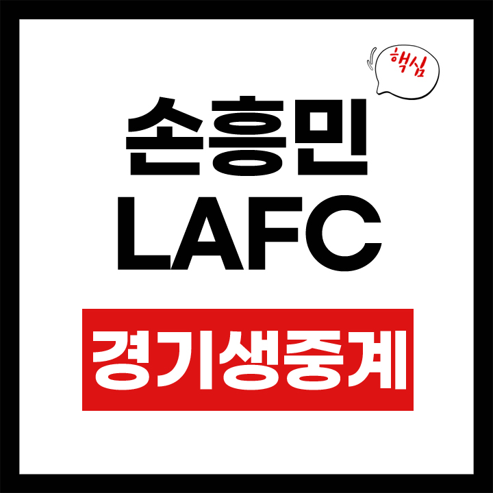 손흥민 경기 생중계