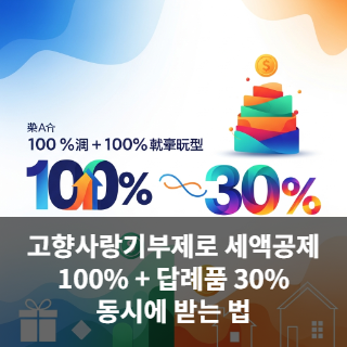 고향사랑기부제로 세액공제 100%