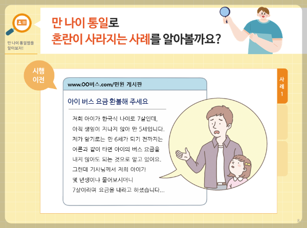 만나이 계산기 계산방법