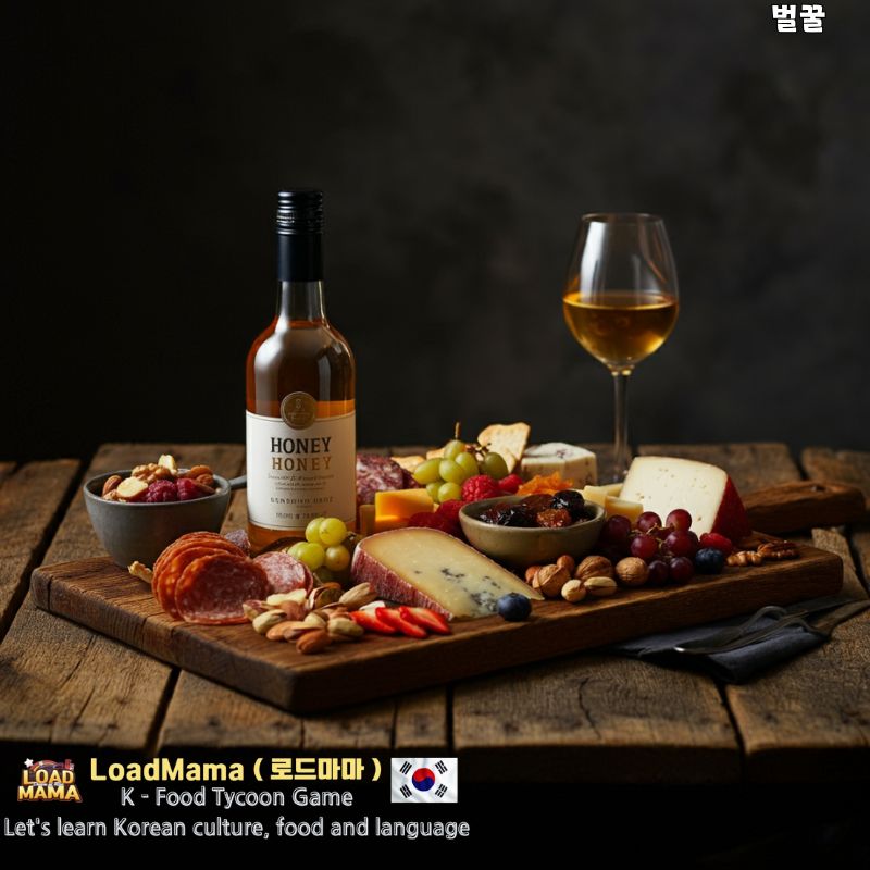 벌꿀주와 먹는 음식들