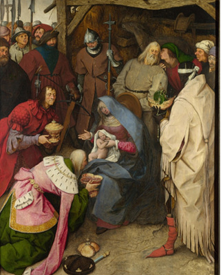 경배드리는 동방박사 그림 사진