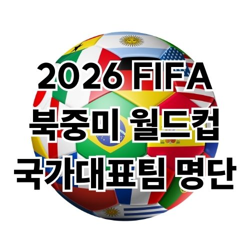 2026 FIFA 북중미 월드컵 3차 예선 축구 국가대표팀 명단