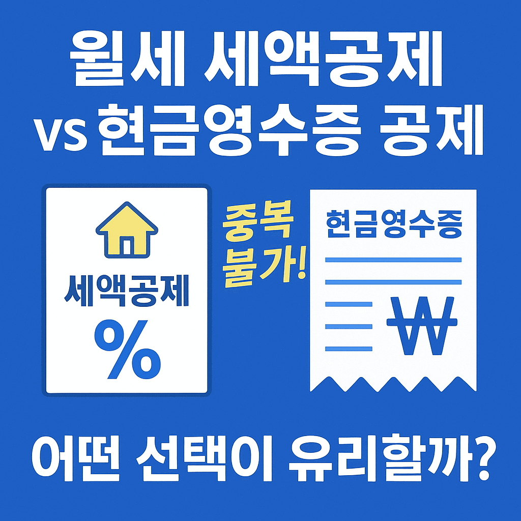 월세 세액공제 현금영수증