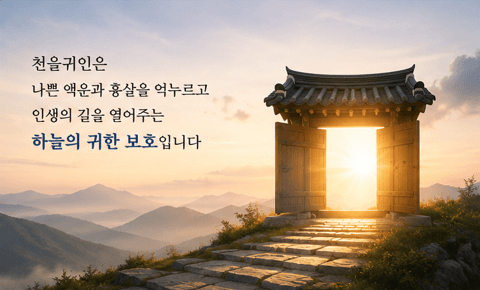천을귀인이란? 내 사주 귀인운 보는 법, 확인방법