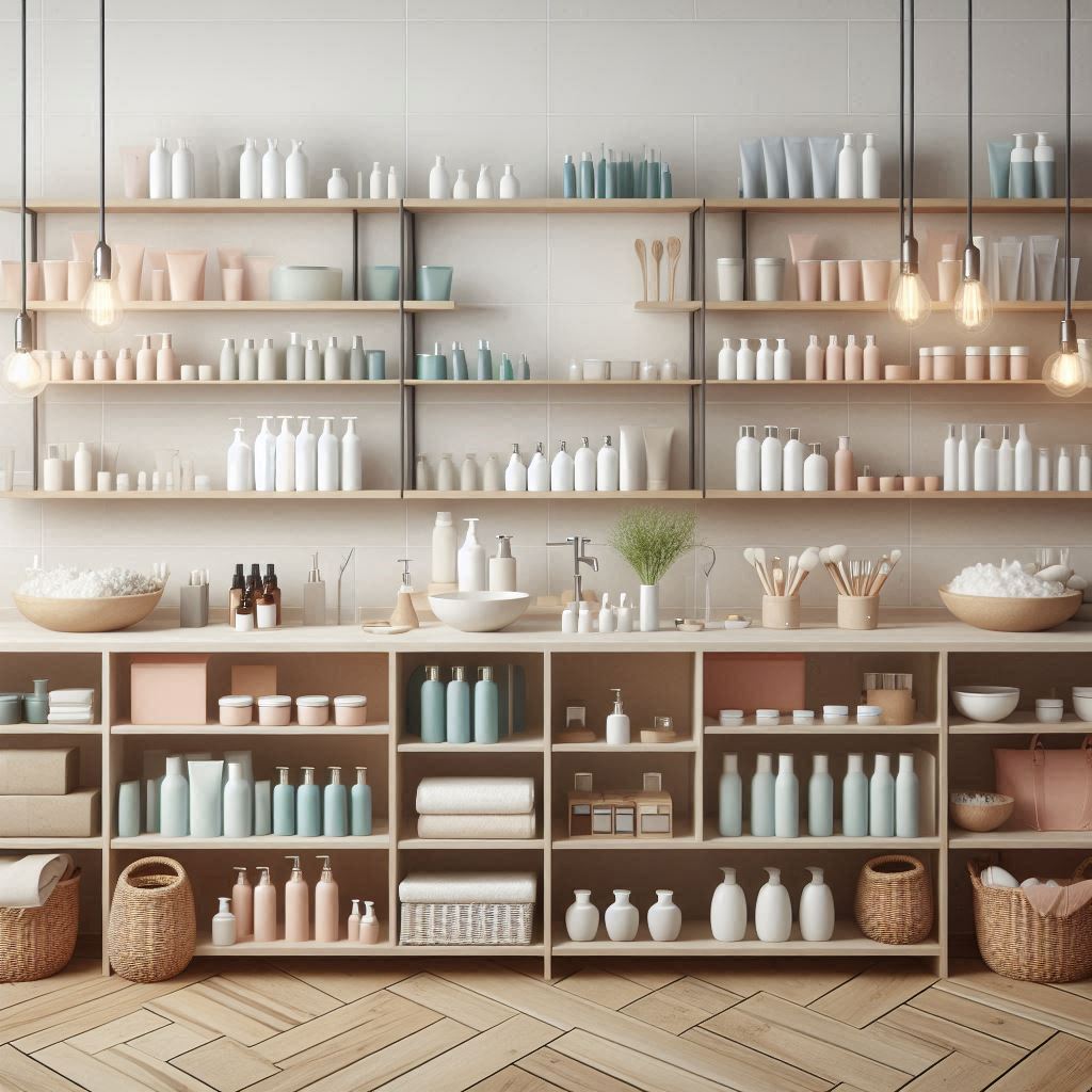 피부,체형관리 샵 배경