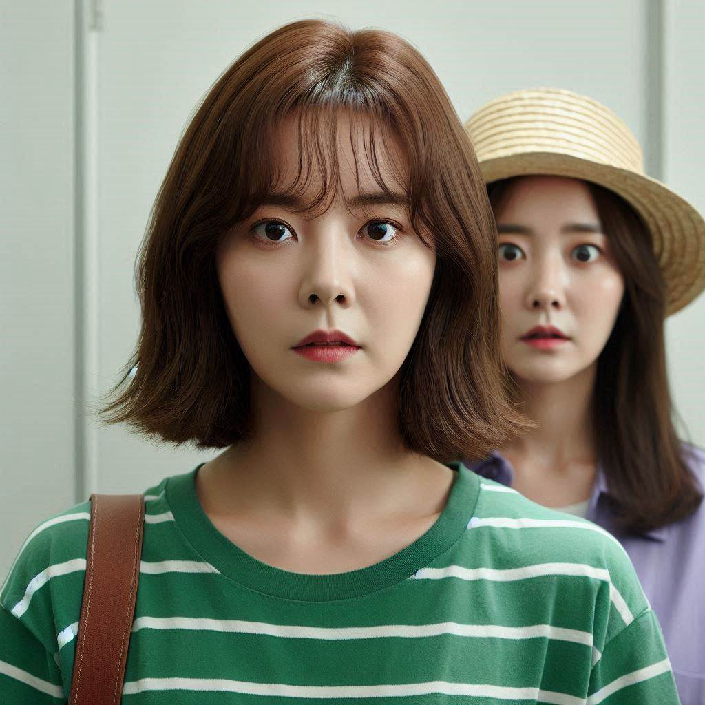 민희진티셔츠스트라이프