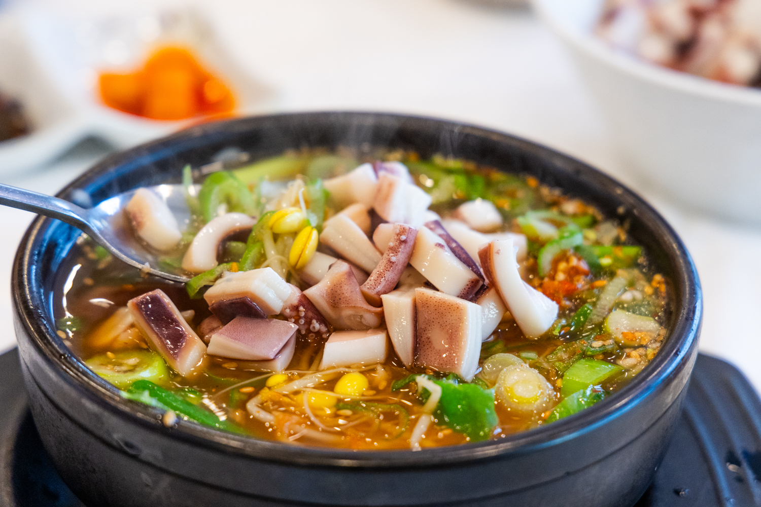 전주 현대옥 콩나물국밥 오징어사리