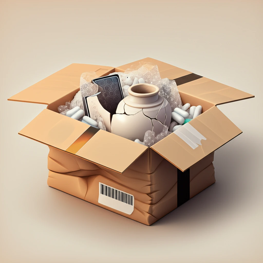 로젠택배 배송 완료 후 물건 없을 때..