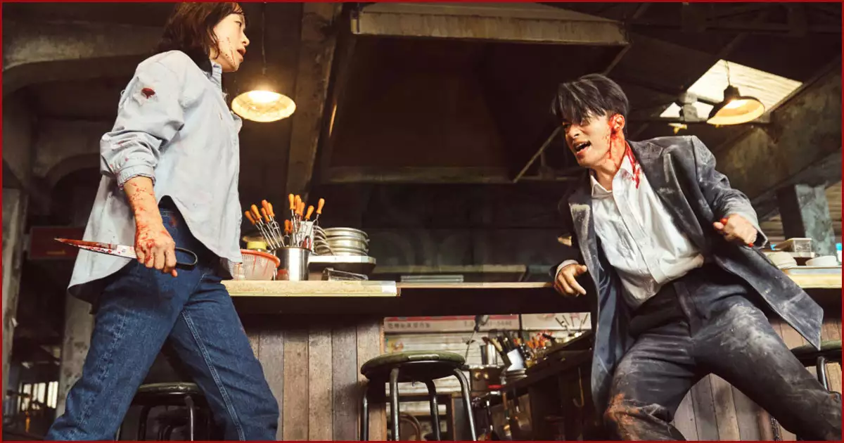 킬러 전도연, 길복순의 임무수행 장면