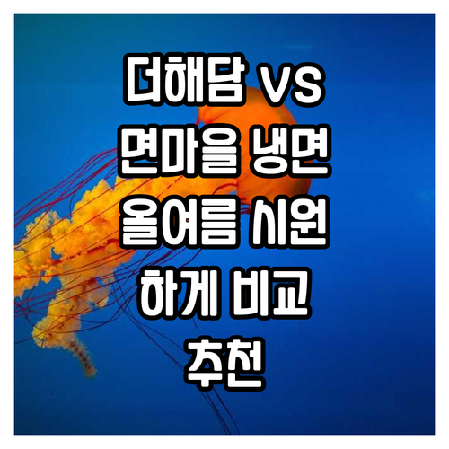 더해담 vs 면마을 냉면 비교 추천 ..