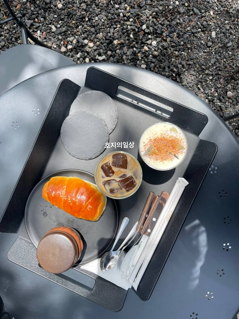 무로이 카페 제주 - 주문한 메뉴들