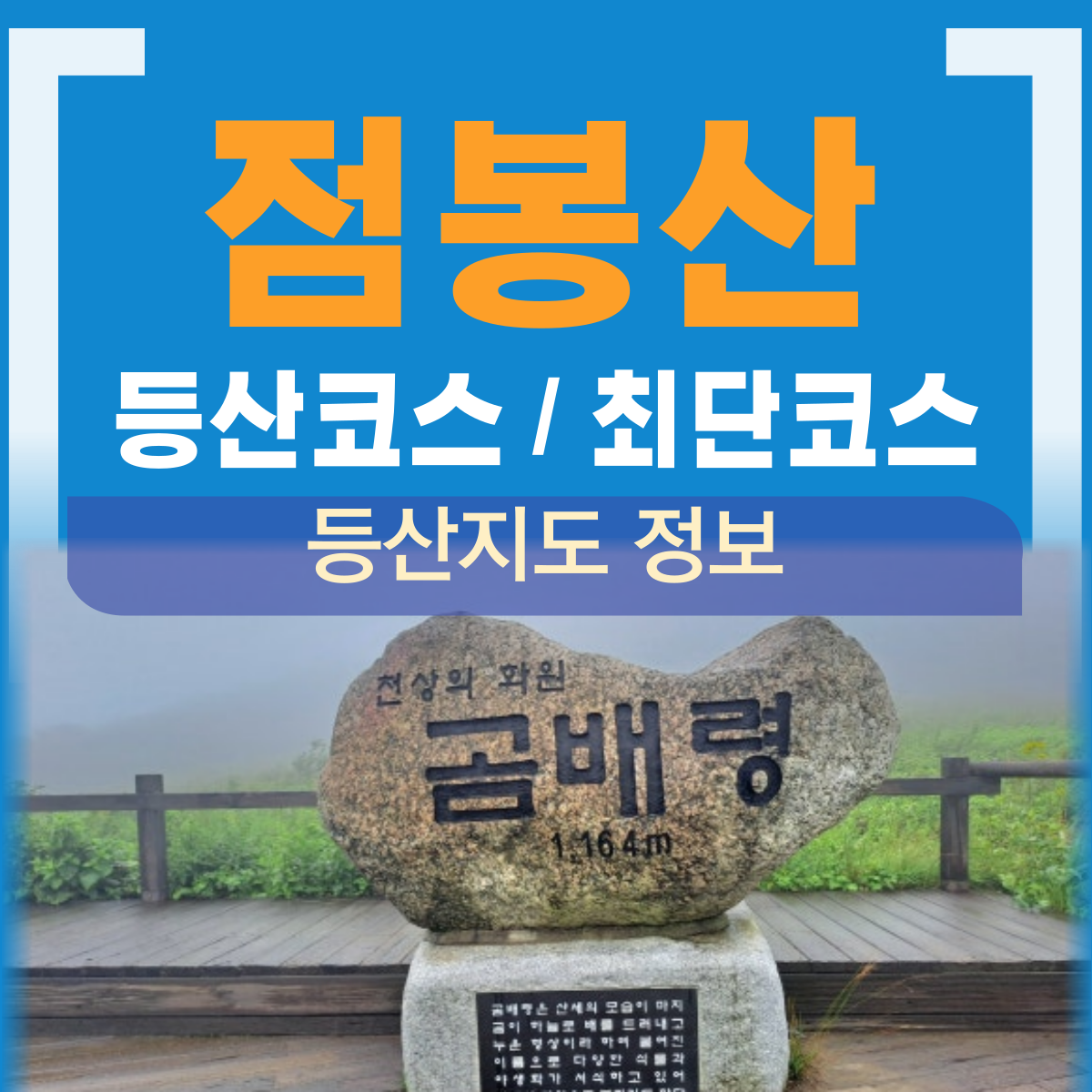 점봉산 등산코스 최단코스