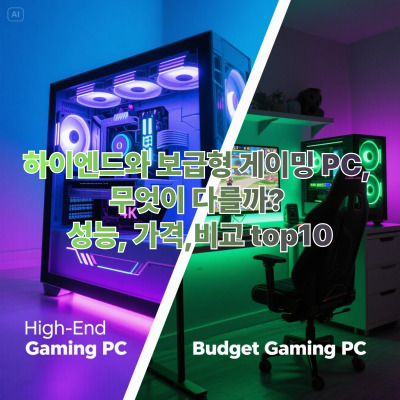 하이엔드와 보급형 게이밍 PC,&nbsp; 무엇이 다를까