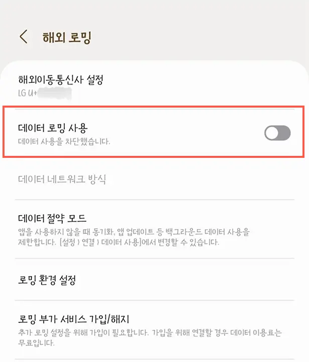 해외 로밍 데이터 다 쓰면 요금 폭탄 맞나요